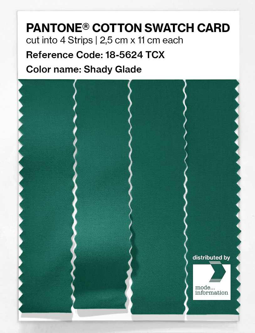 Artikelbild 3 des Artikels “PANTONE® COTTON SWATCH CARD 18-5624 TCX Shady Glade “