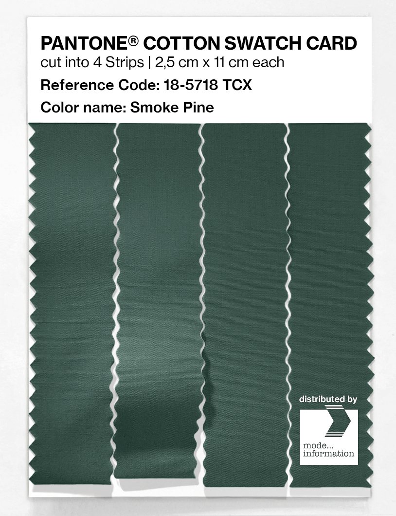 Artikelbild 3 des Artikels “PANTONE® COTTON SWATCH CARD 18-5718 TCX Smoke Pine “