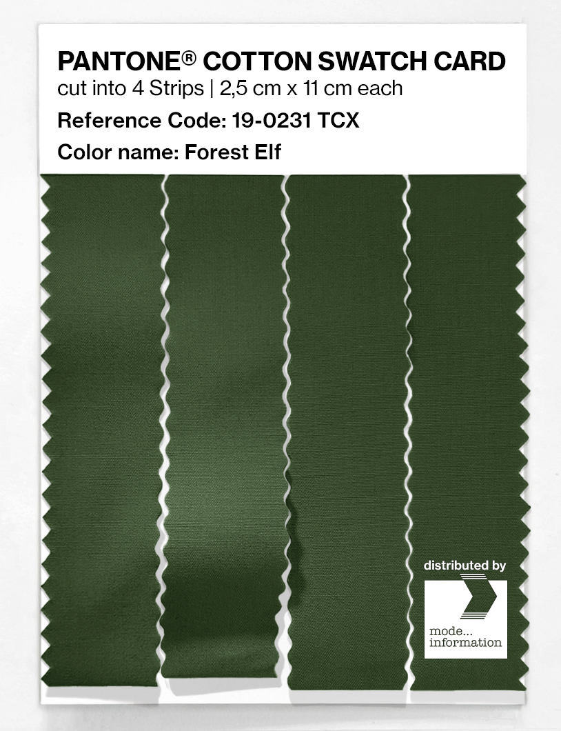 Artikelbild 3 des Artikels “PANTONE® COTTON SWATCH CARD 19-0231 TCX Forest Elf “