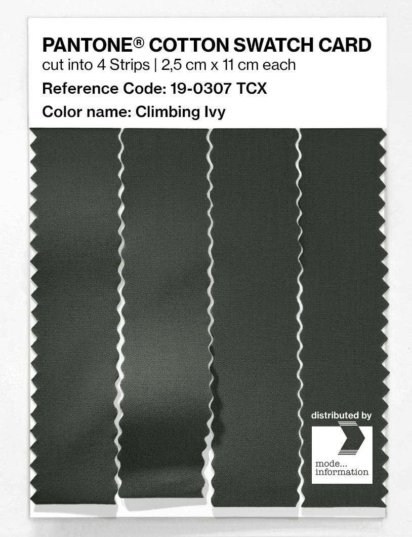Product image 3 of the product “PANTONE® COTTON SWATCH CARD 19-0307 TCX Climbing Ivy ”