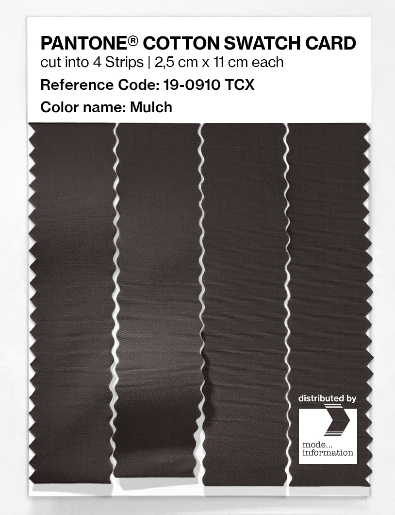 Artikelbild 3 des Artikels “PANTONE® COTTON SWATCH CARD 19-0910 TCX Mulch “