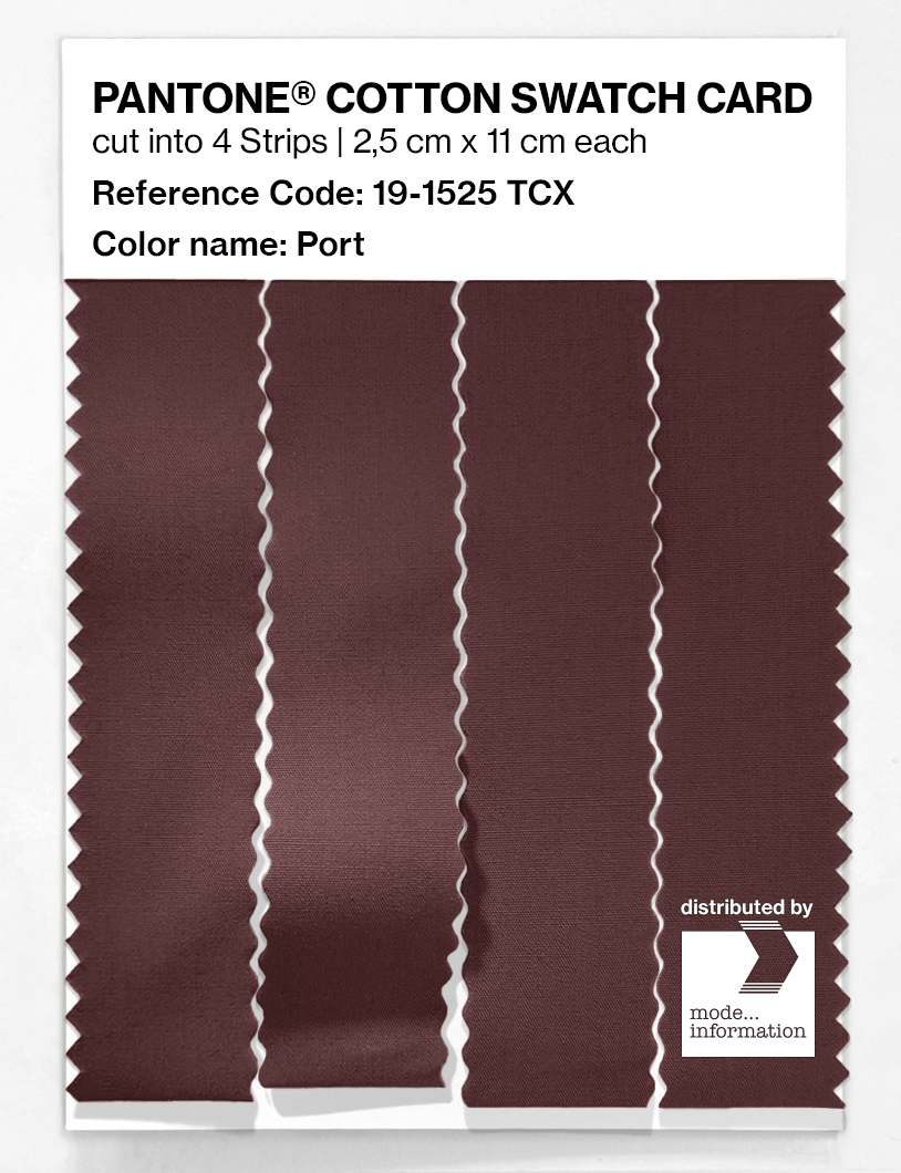 Artikelbild 3 des Artikels “PANTONE® COTTON SWATCH CARD 19-1525 TCX Port “