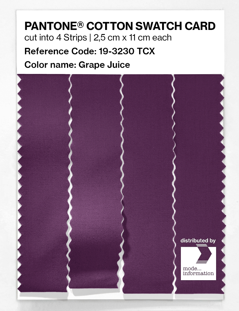 Artikelbild 3 des Artikels “PANTONE® COTTON SWATCH CARD 19-3230 TCX Grape Juice “