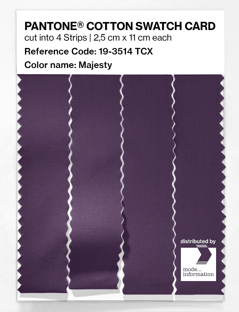 Artikelbild 3 des Artikels “PANTONE® COTTON SWATCH CARD 19-3514 TCX Majesty “
