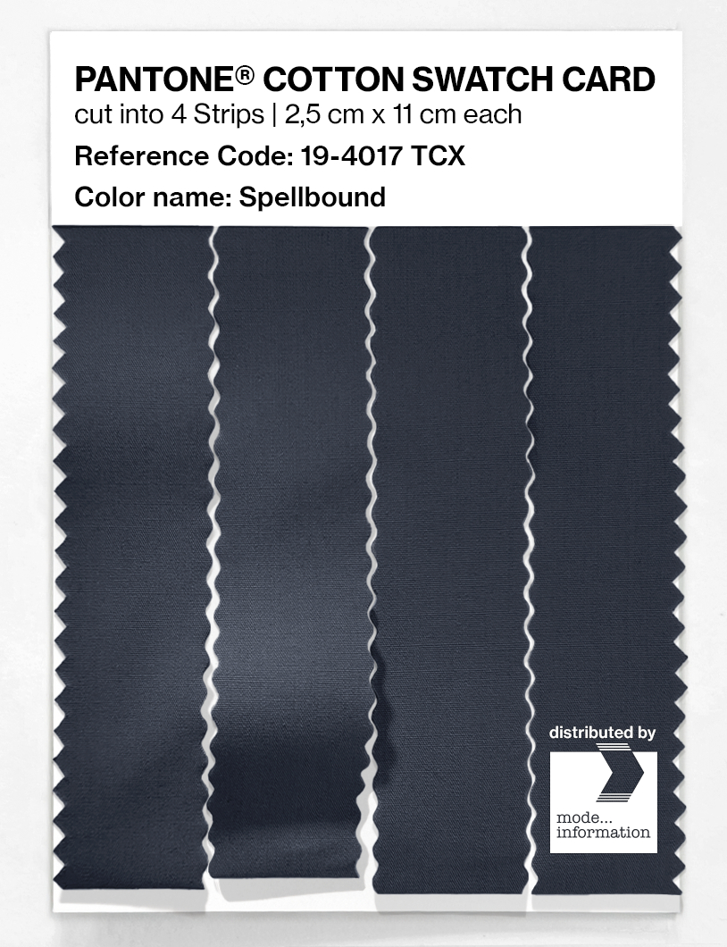 Product image 3 of the product “PANTONE® COTTON SWATCH CARD 19-4017 TCX Spellbound ”