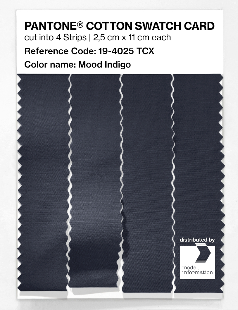 Artikelbild 3 des Artikels “PANTONE® COTTON SWATCH CARD 19-4025 TCX Mood Indigo “