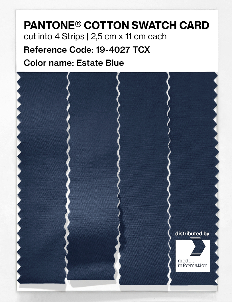 Artikelbild 3 des Artikels “PANTONE® COTTON SWATCH CARD 19-4027 TCX Estate Blue “