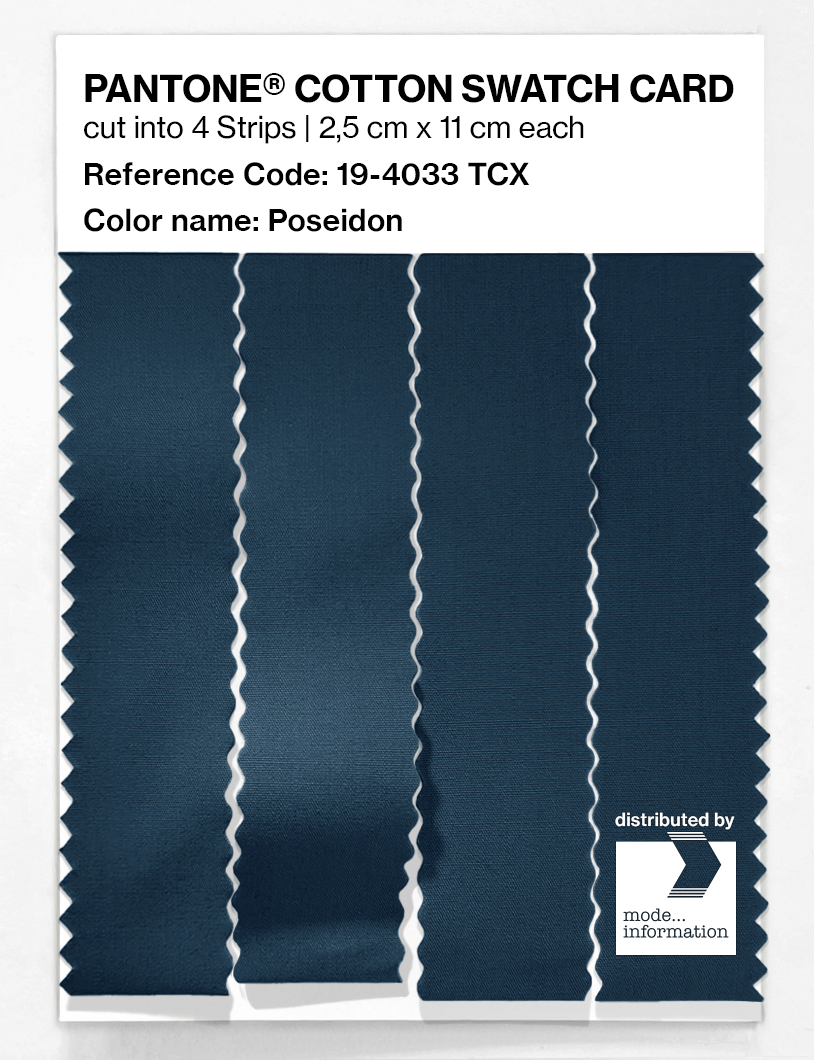 Artikelbild 3 des Artikels “PANTONE® COTTON SWATCH CARD 19-4033 TCX Poseidon “