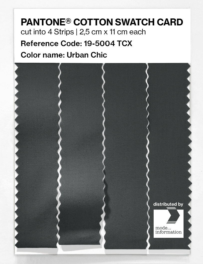 Artikelbild 3 des Artikels “PANTONE® COTTON SWATCH CARD 19-5004 TCX Urban Chic “