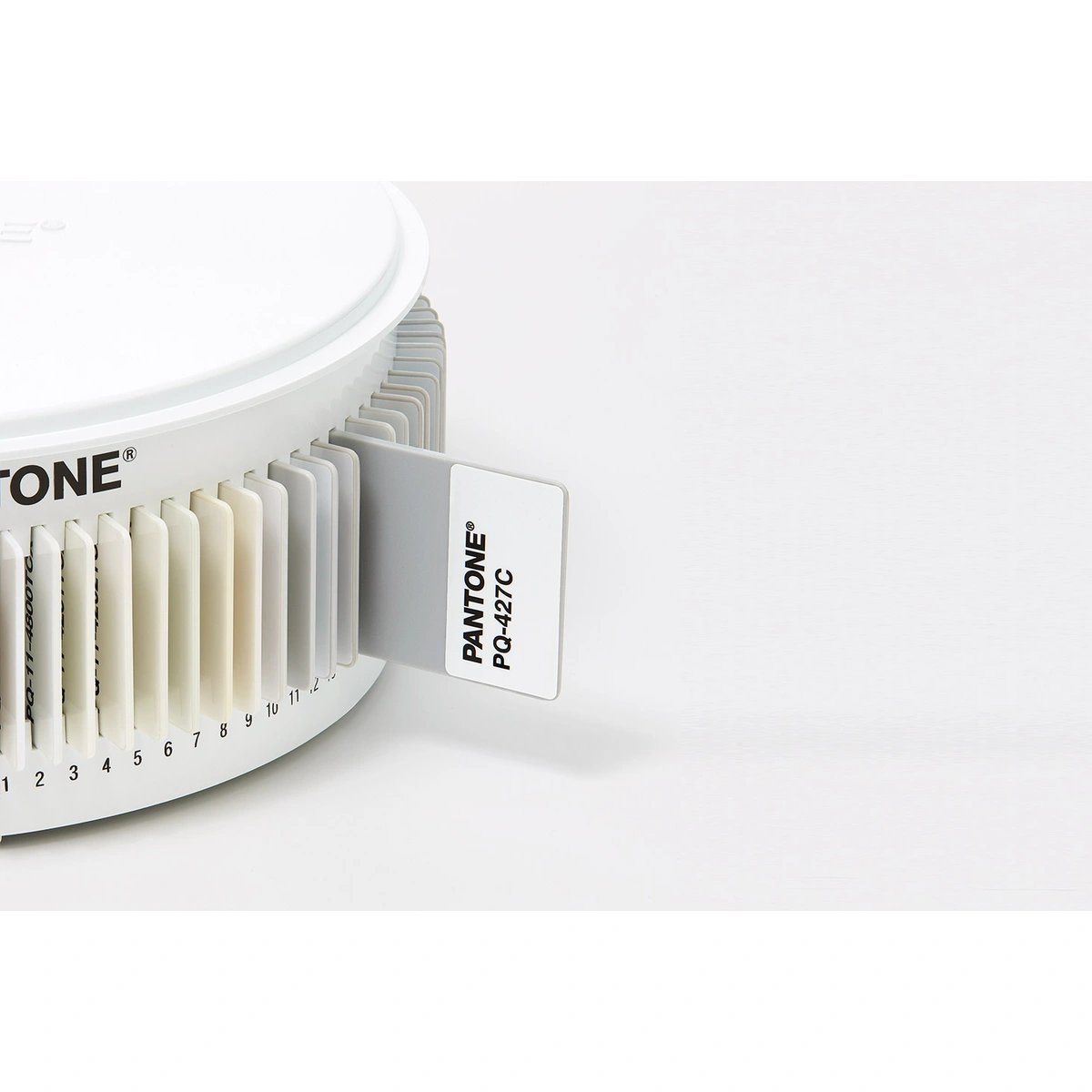 Product image 3 of the product “PANTONE Plastic Chip Color Set Blacks & Grays | 100 Neutral Plastic Colour Standards ”