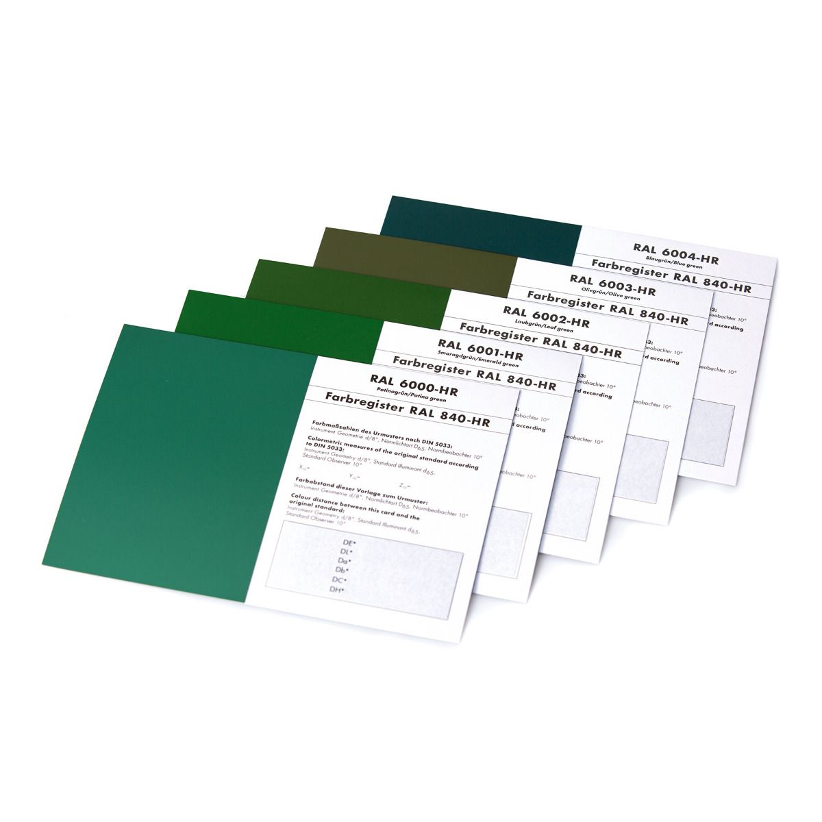 Artikelbild 3 des Artikels “RAL 840-HR Farbprimärstandard-Set | 216 RAL CLASSIC Standards in Seidenmatt “