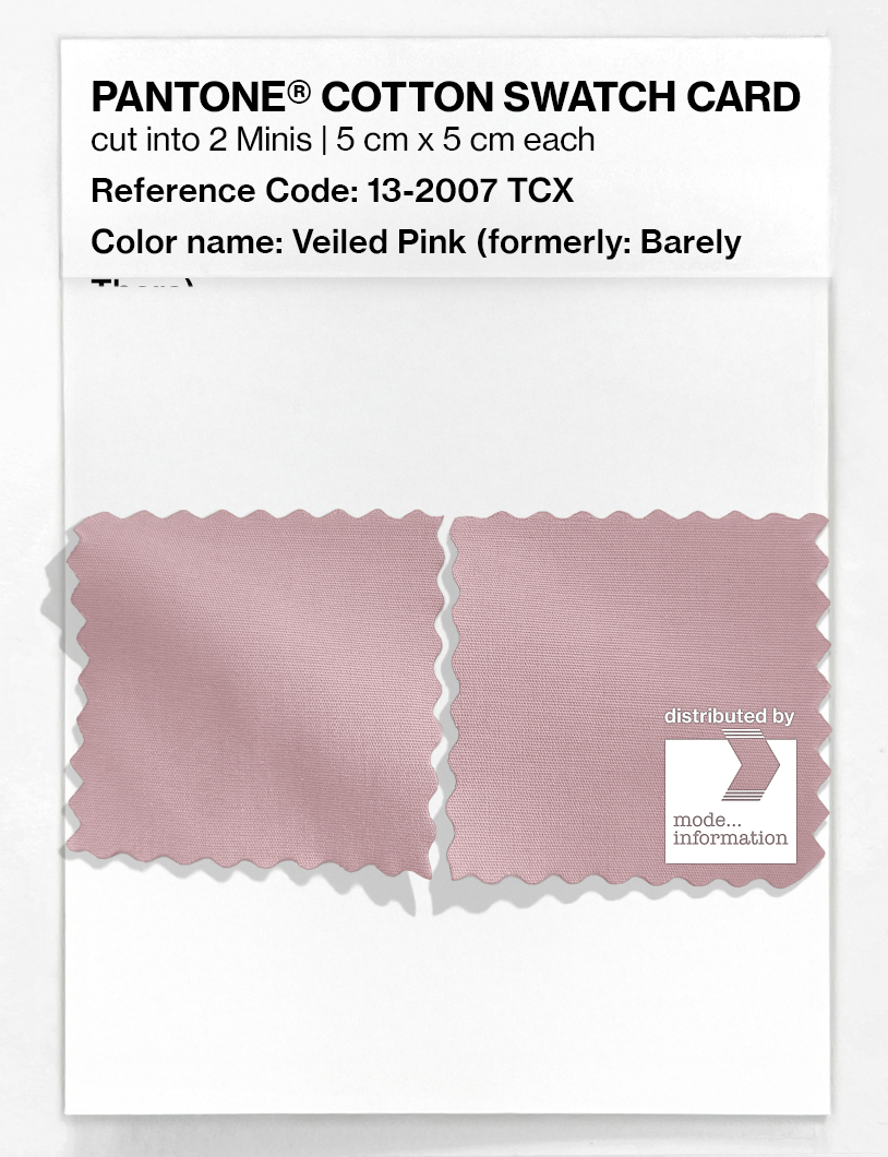 Artikelbild 4 des Artikels “PANTONE® COTTON SWATCH CARD 13-2007 TCX Veiled Pink “