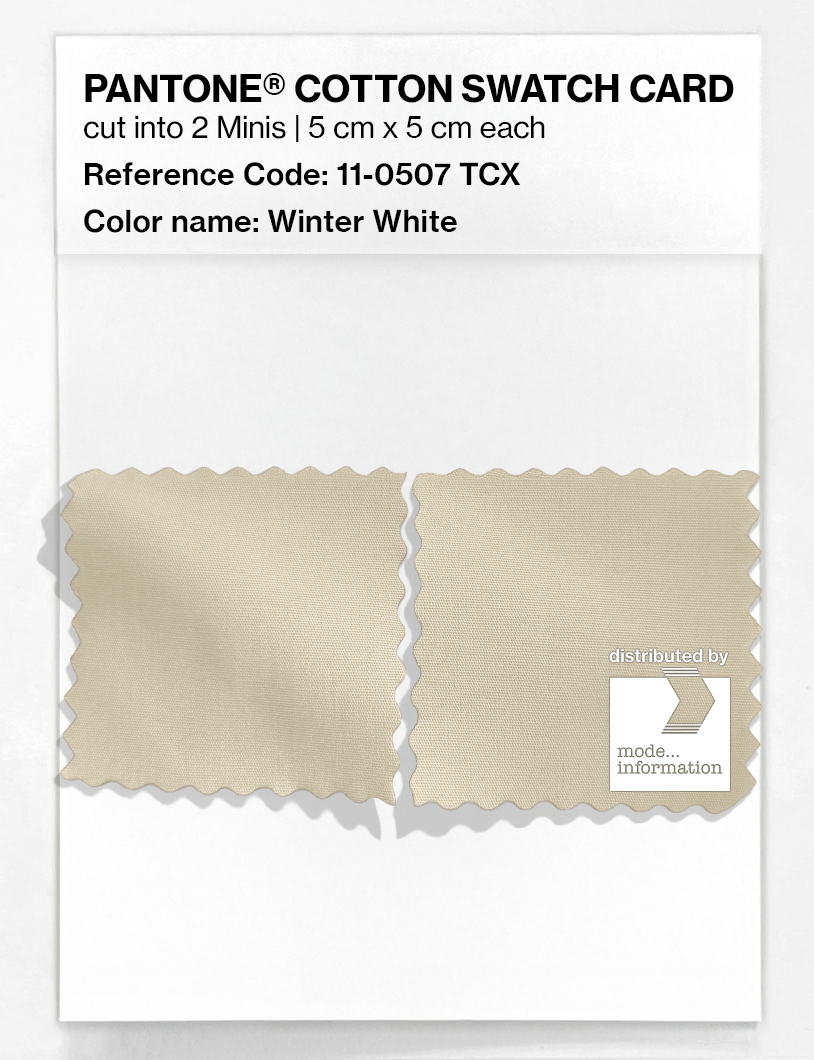 Artikelbild 4 des Artikels “PANTONE® COTTON SWATCH CARD 11-0507 TCX Winter White “