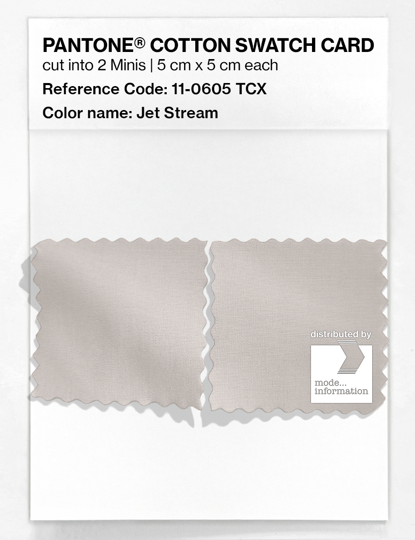 Artikelbild 4 des Artikels “PANTONE® COTTON SWATCH CARD 11-0605 TCX Jet Stream “