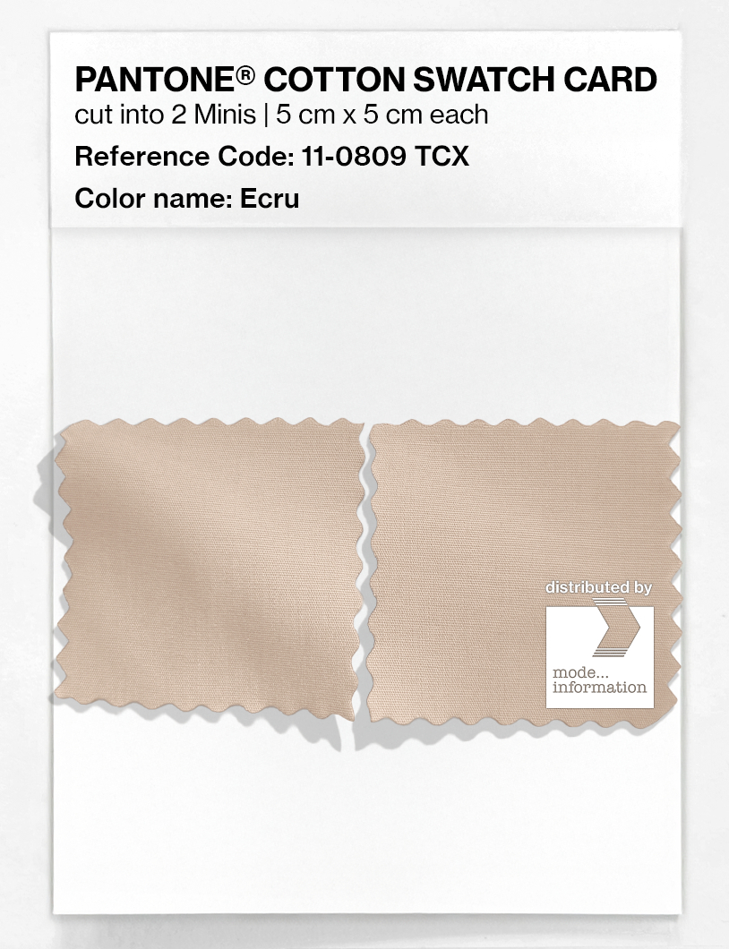 Artikelbild 4 des Artikels “PANTONE® COTTON SWATCH CARD 11-0809 TCX Ecru “