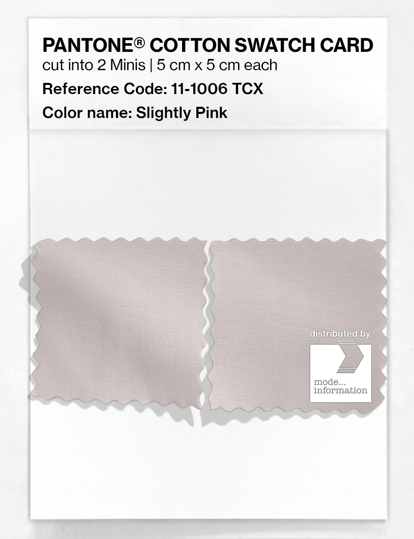 Artikelbild 4 des Artikels “PANTONE® COTTON SWATCH CARD 11-1006 TCX Slightly Pink “