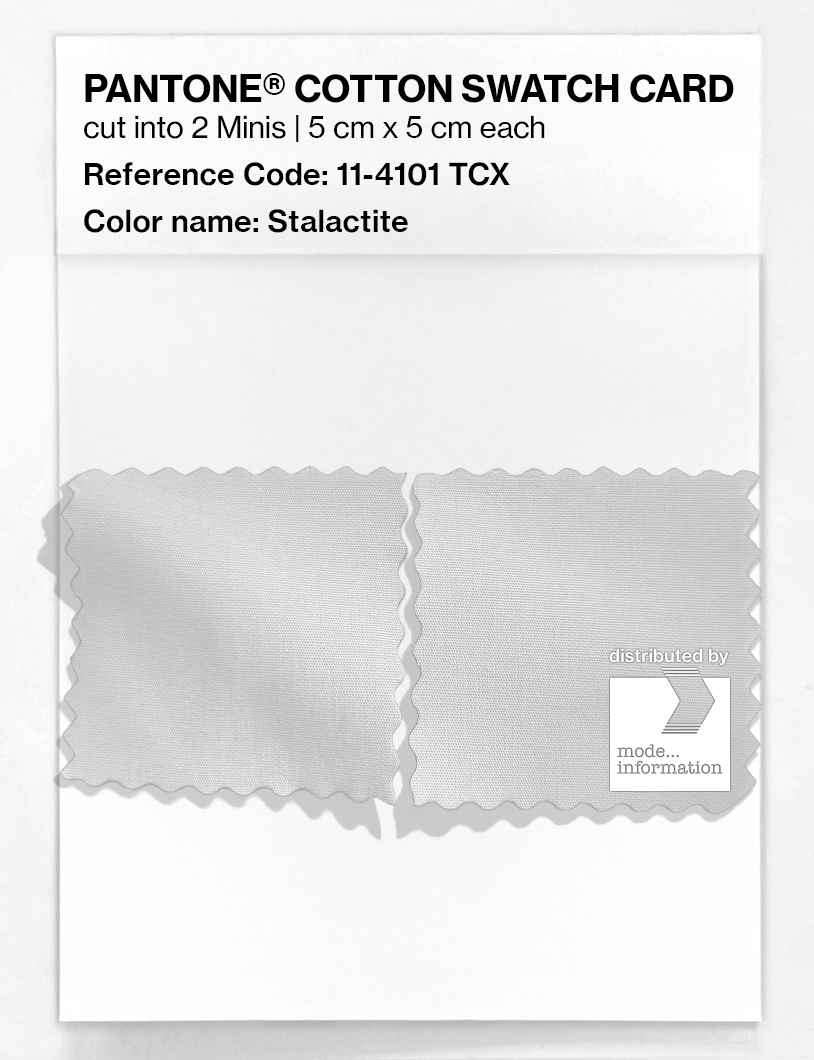Artikelbild 4 des Artikels “PANTONE® COTTON SWATCH CARD 11-4101 TCX Stalactite “