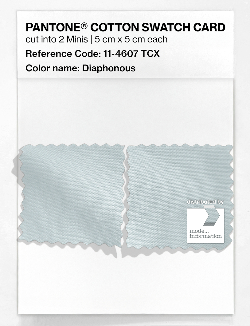 Product image 4 of the product “PANTONE® COTTON SWATCH CARD 11-4607 TCX Diaphonous ”