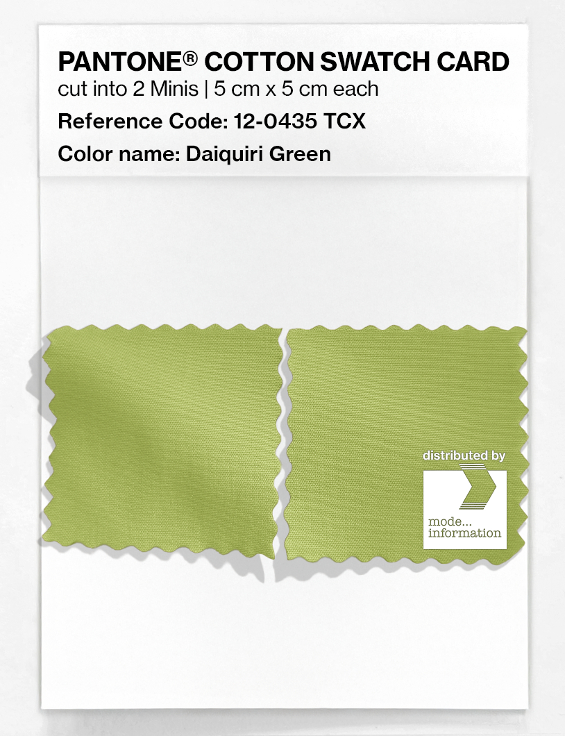 Artikelbild 4 des Artikels “PANTONE® COTTON SWATCH CARD 12-0435 TCX Daiquiri Green “