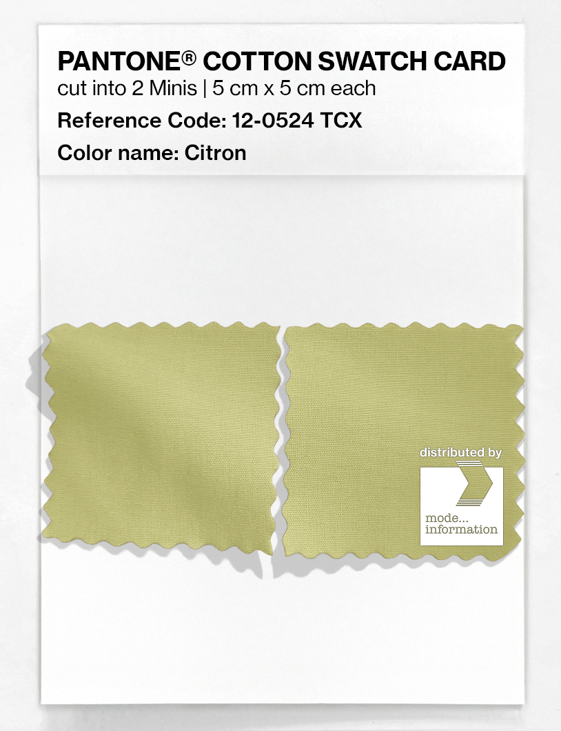 Artikelbild 4 des Artikels “PANTONE® COTTON SWATCH CARD 12-0524 TCX Citron “