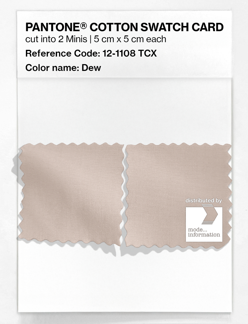 Artikelbild 4 des Artikels “PANTONE® COTTON SWATCH CARD 12-1108 TCX Dew “