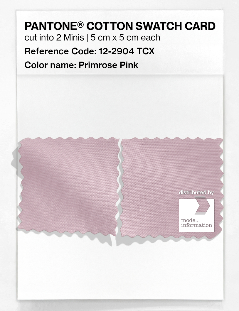 Artikelbild 4 des Artikels “PANTONE® COTTON SWATCH CARD 12-2904 TCX Primrose Pink “