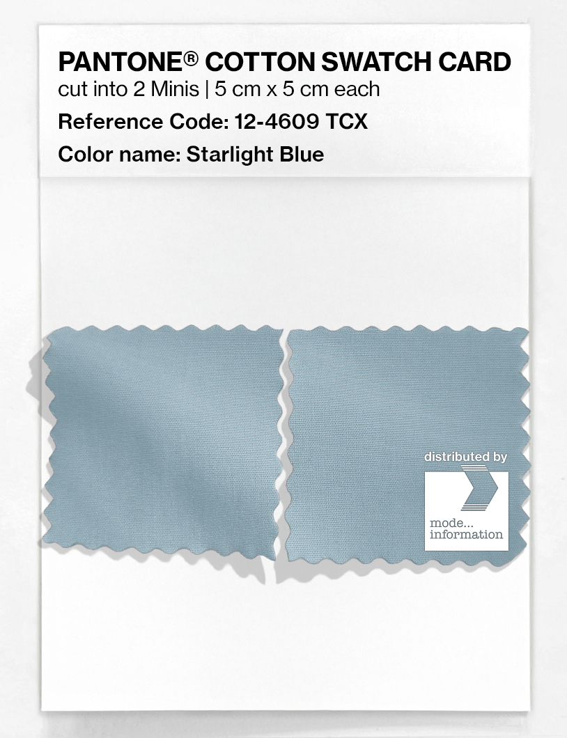 Artikelbild 4 des Artikels “PANTONE® COTTON SWATCH CARD 12-4609 TCX Starlight Blue “