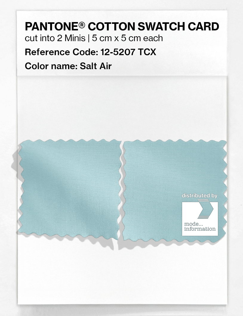 Artikelbild 4 des Artikels “PANTONE® COTTON SWATCH CARD 12-5207 TCX Salt Air “