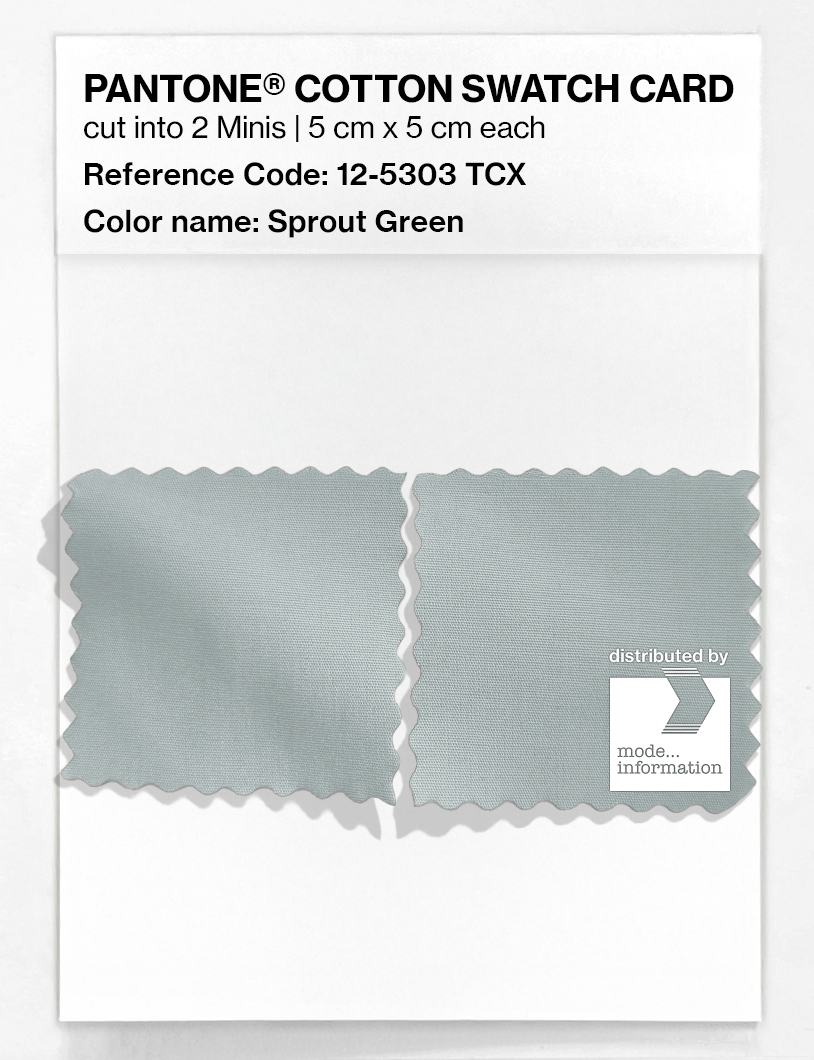 Artikelbild 4 des Artikels “PANTONE® COTTON SWATCH CARD 12-5303 TCX Sprout Green “