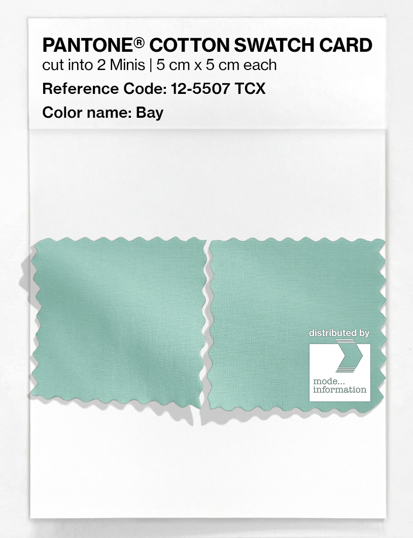 Artikelbild 4 des Artikels “PANTONE® COTTON SWATCH CARD 12-5507 TCX Bay “