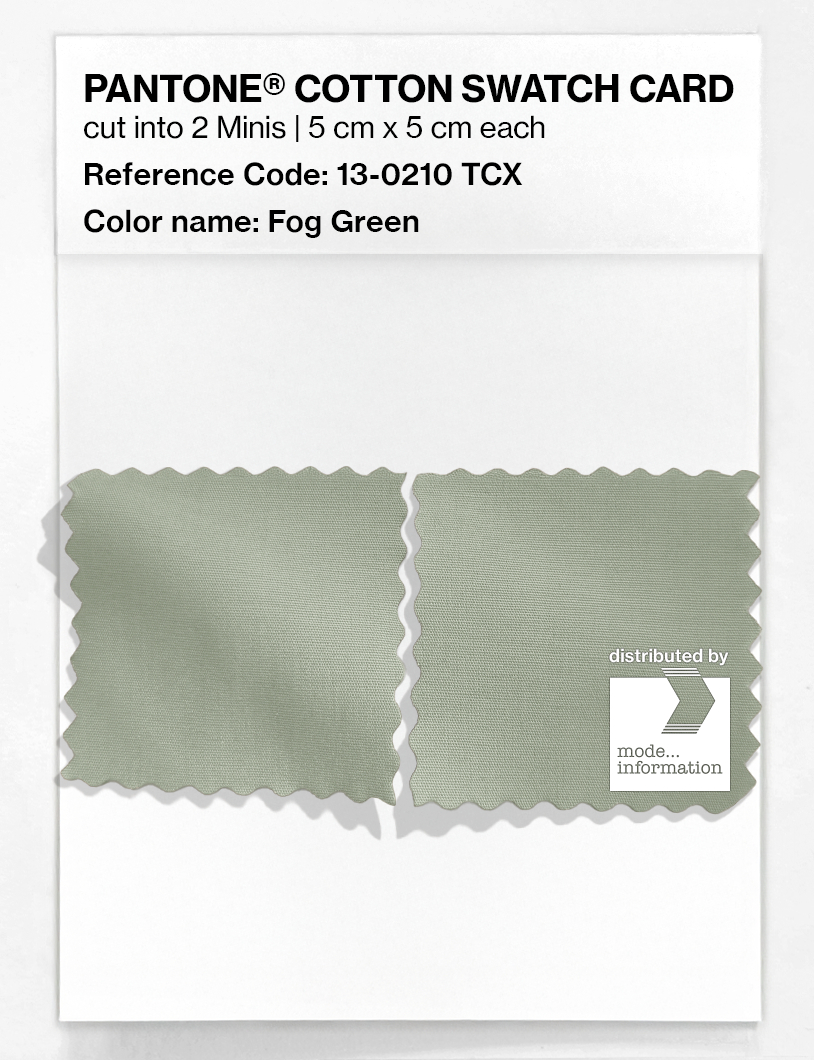 Artikelbild 4 des Artikels “PANTONE® COTTON SWATCH CARD 13-0210 TCX Fog Green “