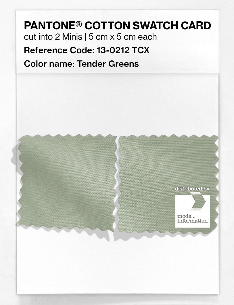 Artikelbild 4 des Artikels “PANTONE® COTTON SWATCH CARD 13-0212 TCX Tender Greens “
