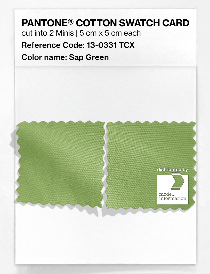 Artikelbild 4 des Artikels “PANTONE® COTTON SWATCH CARD 13-0331 TCX Sap Green “