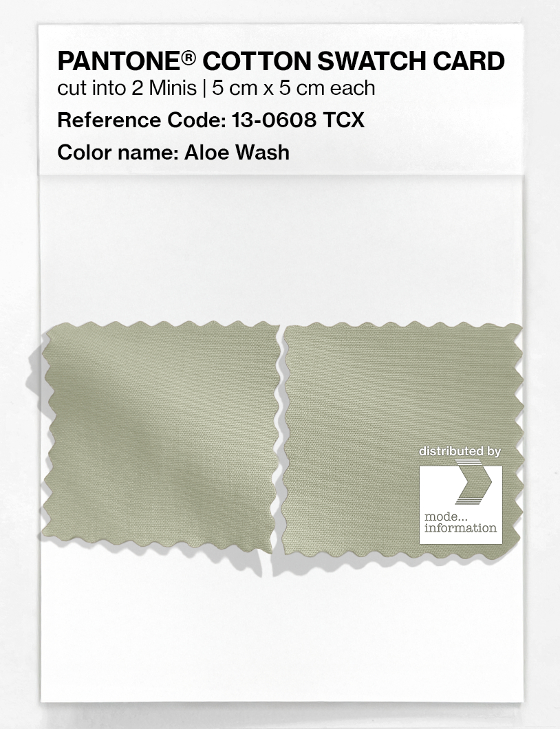 Artikelbild 4 des Artikels “PANTONE® COTTON SWATCH CARD 13-0608 TCX Aloe Wash “