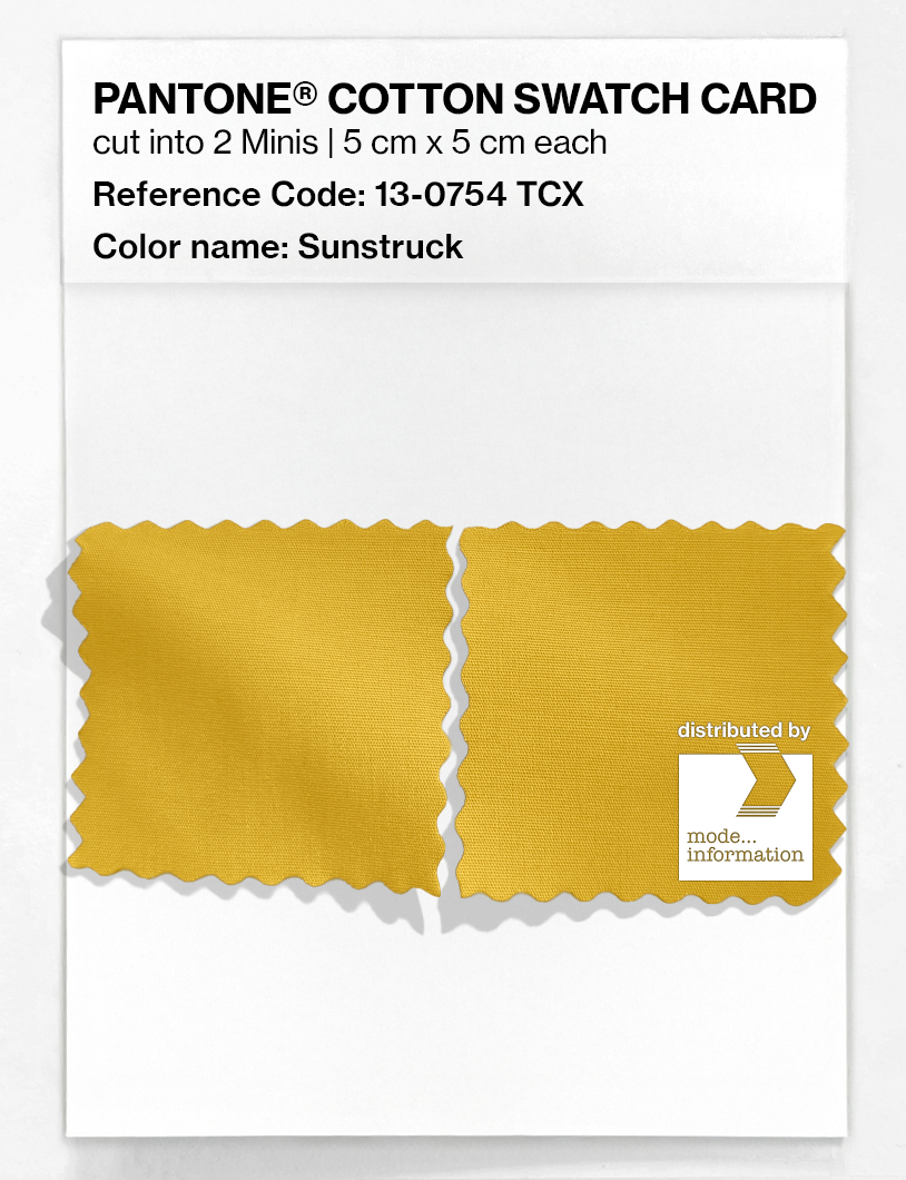 Artikelbild 4 des Artikels “PANTONE® COTTON SWATCH CARD 13-0754 TCX Sunstruck “