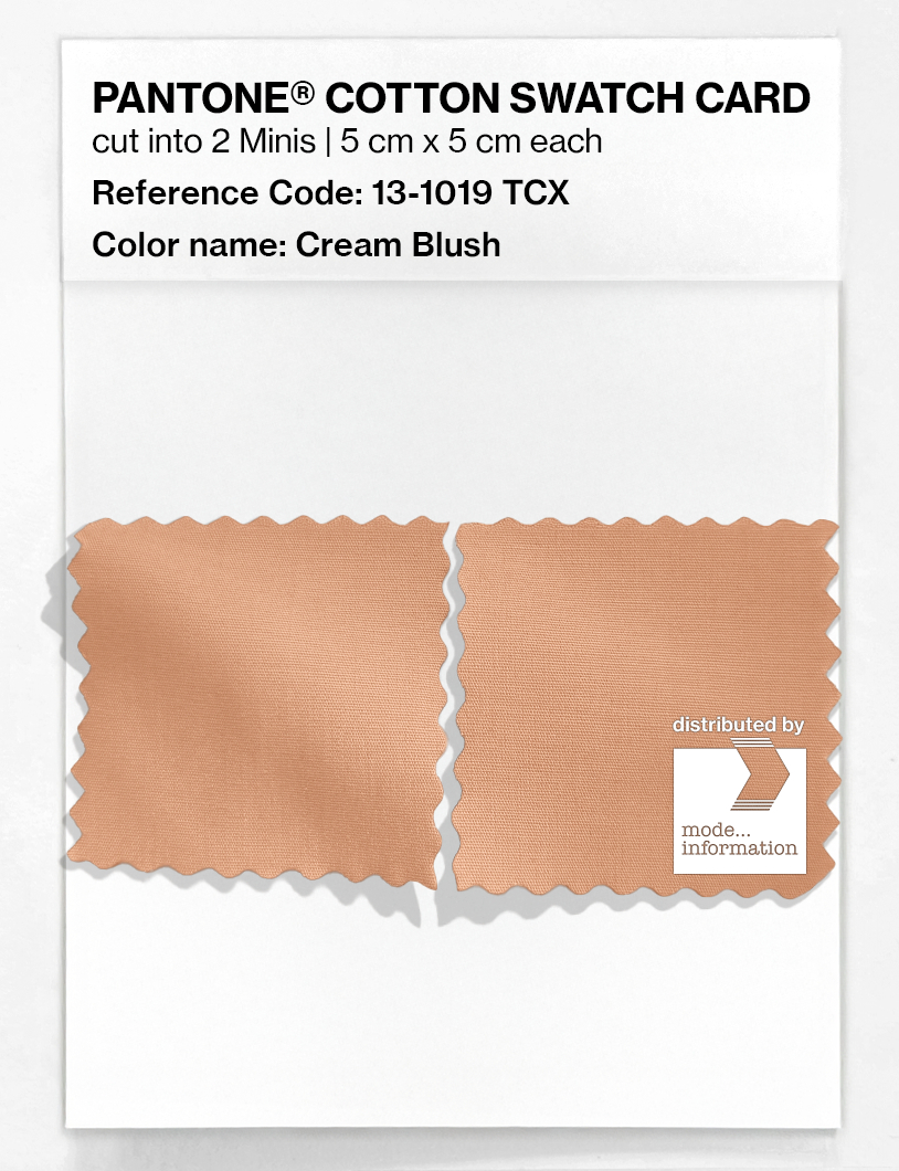 Artikelbild 4 des Artikels “PANTONE® COTTON SWATCH CARD 13-1019 TCX Cream Blush “