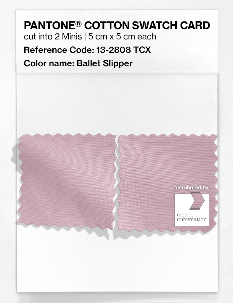 Artikelbild 4 des Artikels “PANTONE® COTTON SWATCH CARD 13-2808 TCX Ballet Slipper “
