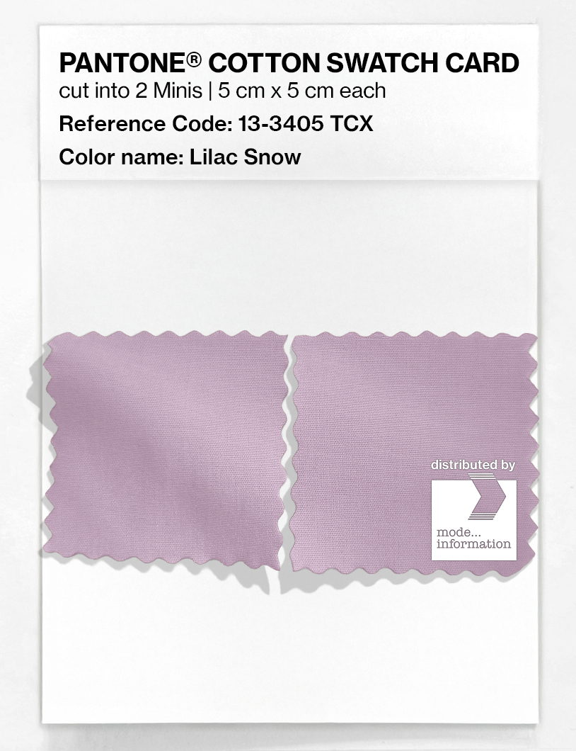 Artikelbild 4 des Artikels “PANTONE® COTTON SWATCH CARD 13-3405 TCX Lilac Snow “
