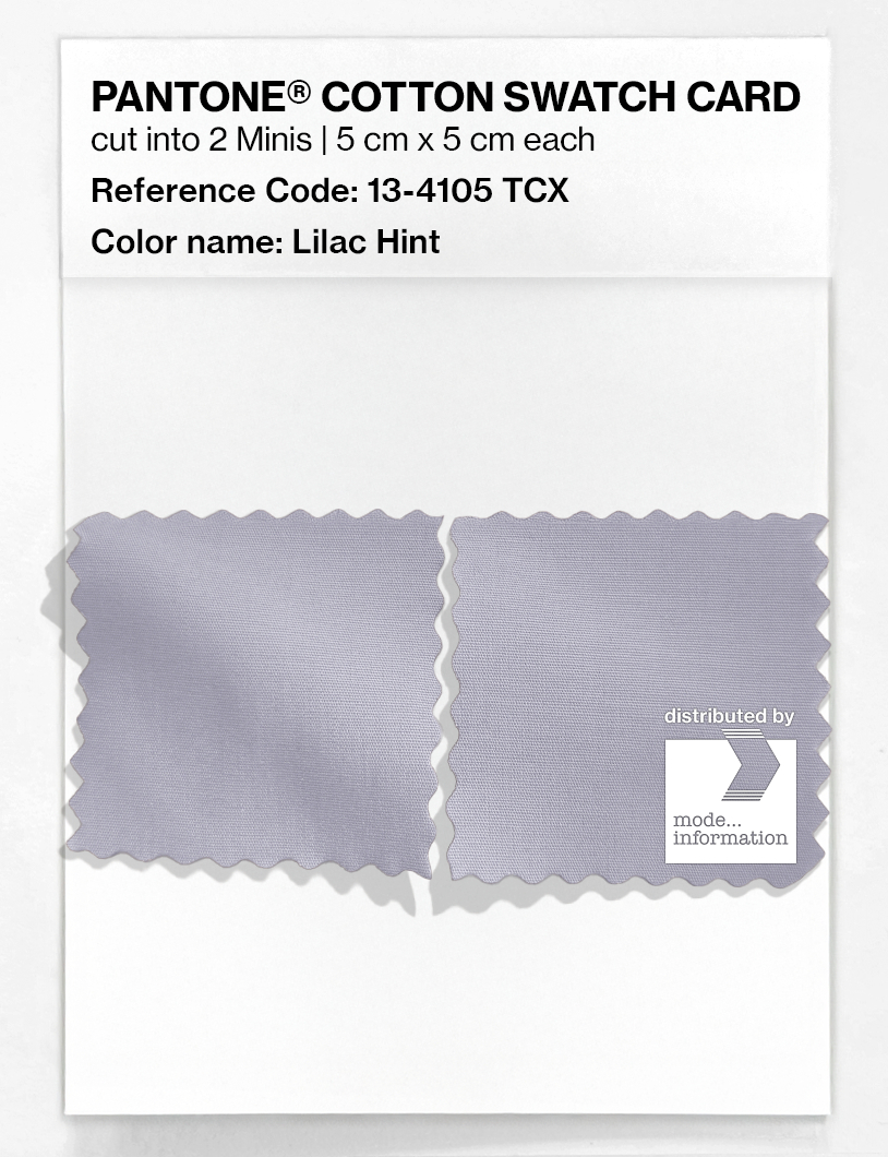 Artikelbild 4 des Artikels “PANTONE® COTTON SWATCH CARD 13-4105 TCX Lilac Hint “