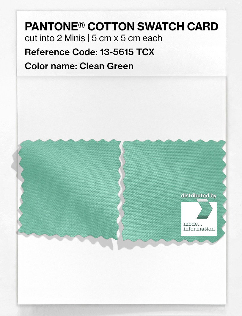 Artikelbild 4 des Artikels “PANTONE® COTTON SWATCH CARD 13-5615 TCX Clean Green “