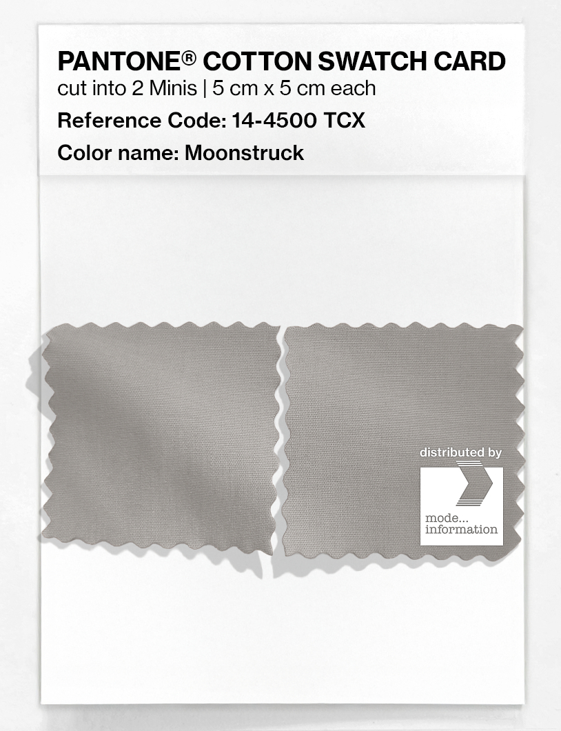 Product image 4 of the product “PANTONE® COTTON SWATCH CARD 14-4500 TCX Moonstruck ”
