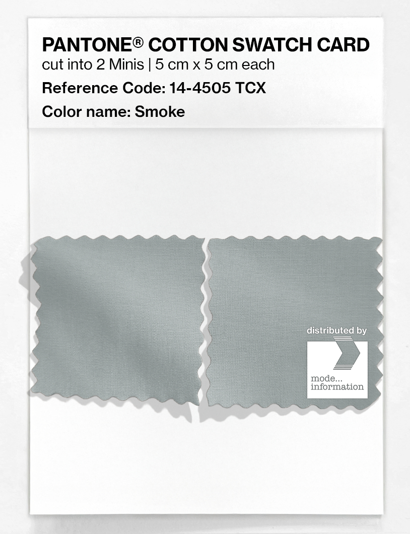 Artikelbild 4 des Artikels “PANTONE® COTTON SWATCH CARD 14-4505 TCX Smoke “