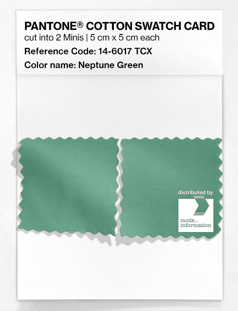 Artikelbild 4 des Artikels “PANTONE® COTTON SWATCH CARD 14-6017 TCX Neptune Green “