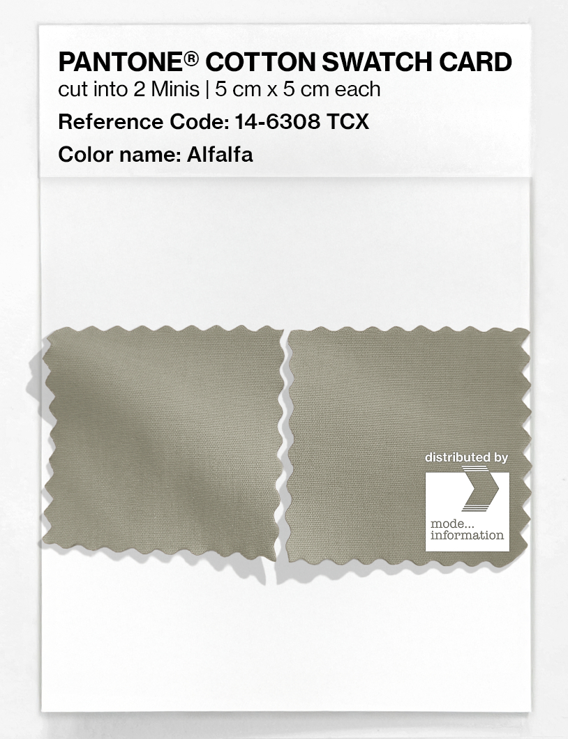 Artikelbild 4 des Artikels “PANTONE® COTTON SWATCH CARD 14-6308 TCX Alfalfa “