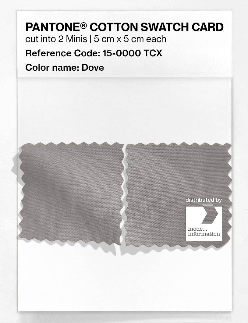 Artikelbild 4 des Artikels “PANTONE® COTTON SWATCH CARD 15-0000 TCX Dove “
