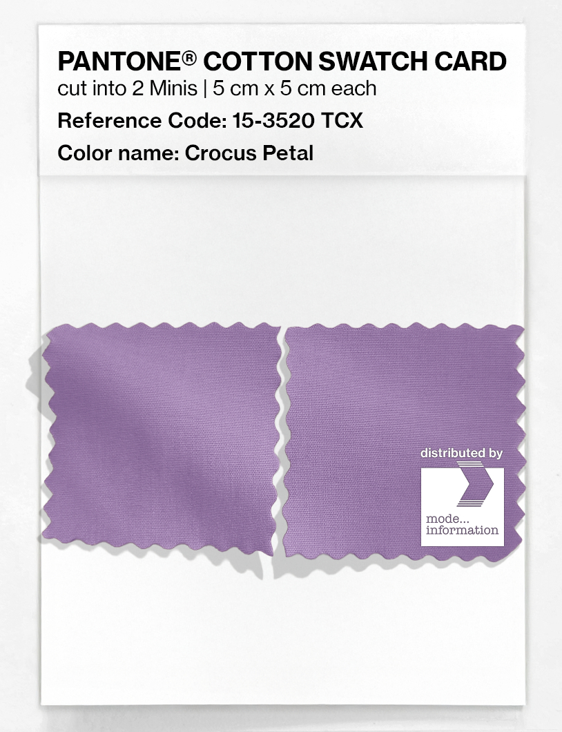 Artikelbild 4 des Artikels “PANTONE® COTTON SWATCH CARD 15-3520 TCX Crocus Petal “