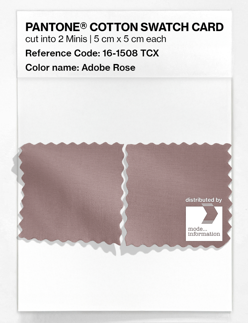 Artikelbild 4 des Artikels “PANTONE® COTTON SWATCH CARD 16-1508 TCX Adobe Rose “