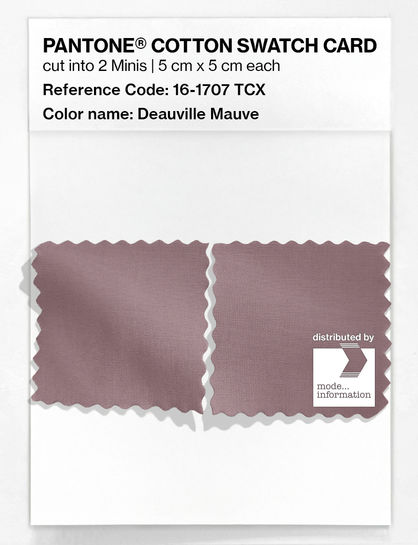 Artikelbild 4 des Artikels “PANTONE® COTTON SWATCH CARD 16-1707 TCX Deauville Mauve “