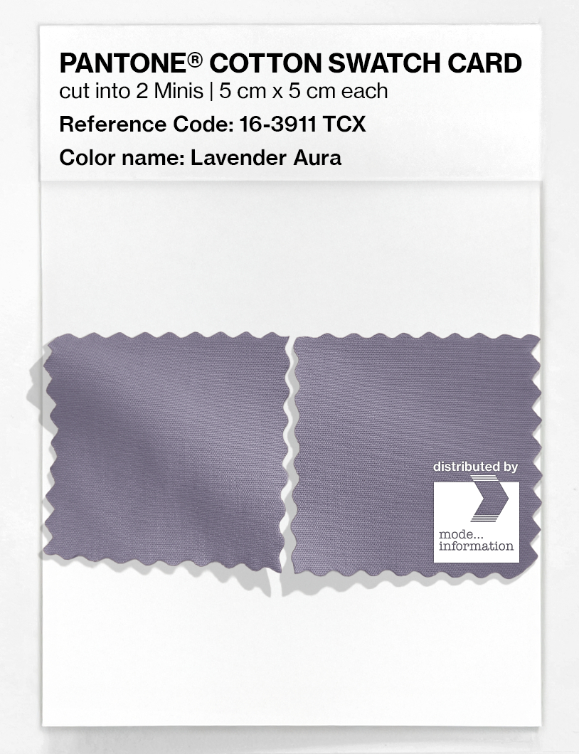 Artikelbild 4 des Artikels “PANTONE® COTTON SWATCH CARD 16-3911 TCX Lavender Aura “