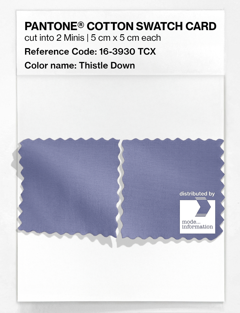Artikelbild 4 des Artikels “PANTONE® COTTON SWATCH CARD 16-3930 TCX Thistle Down “